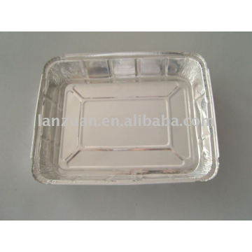 bandeja de comida de papel de aluminio